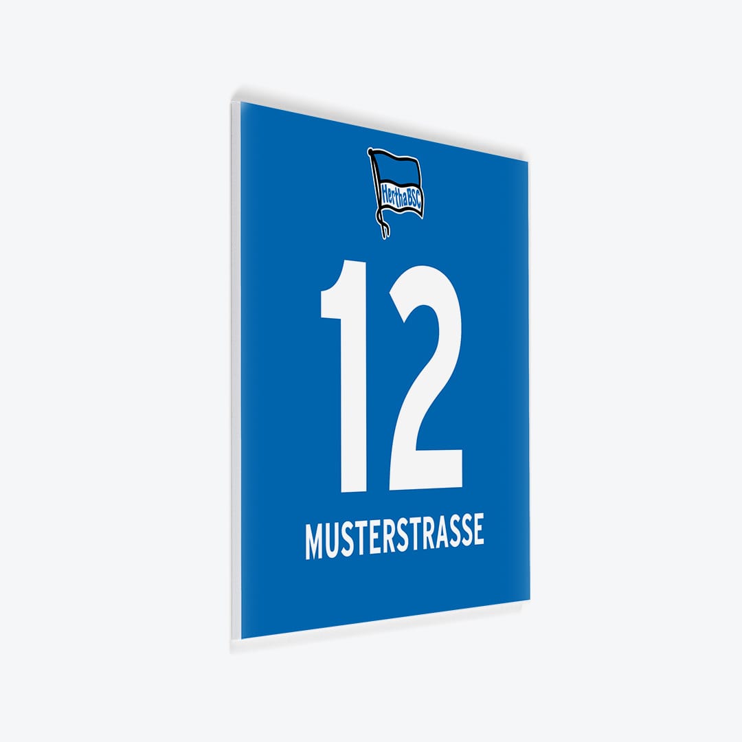 Fussball Türschild BSC Hertha BSC Berlin - Design 2 als PVC-Schild