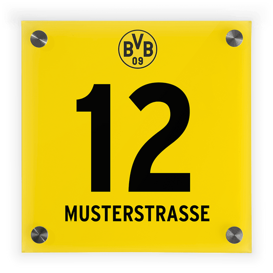 Fussball Türschild BVB Borussia Dortmund - Design 4