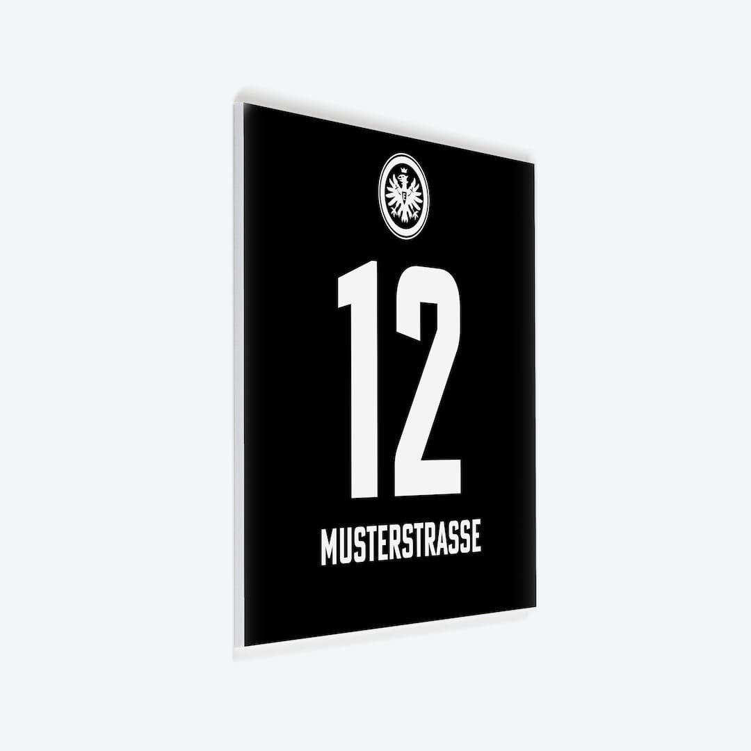Fussball Türschild ETF Eintracht Frankfurt Design 41 v2 als PVC-Schild