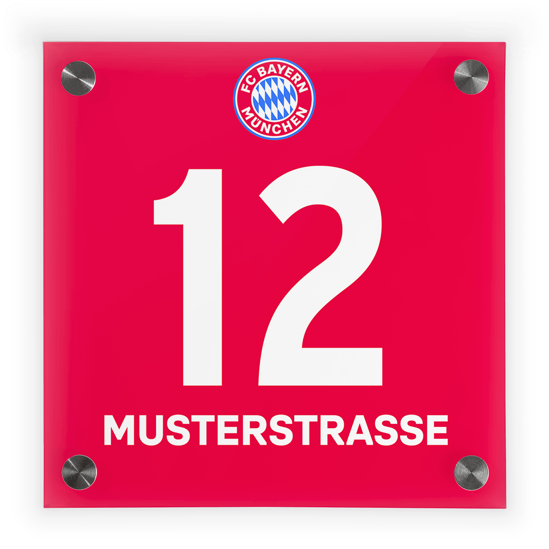 Fussball Türschild FCB FC Bayern München - Design 3