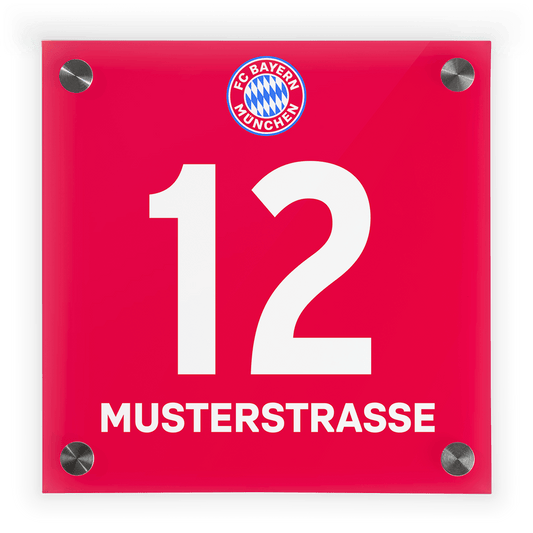 Fussball Türschild FCB FC Bayern München - Design 3
