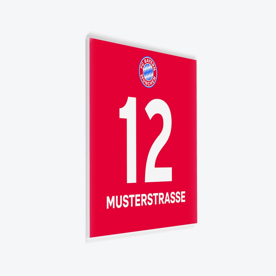 Fussball Türschild FCB FC Bayern München - Design 3 als PVC-Schild