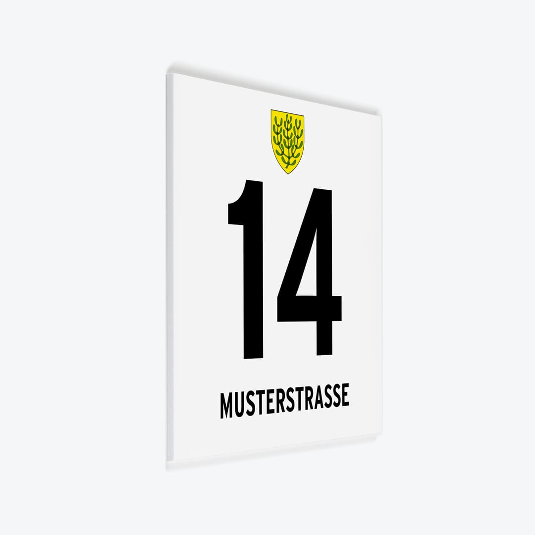 Gemeindeschild 2130 Mistelbach als PVC-Schild