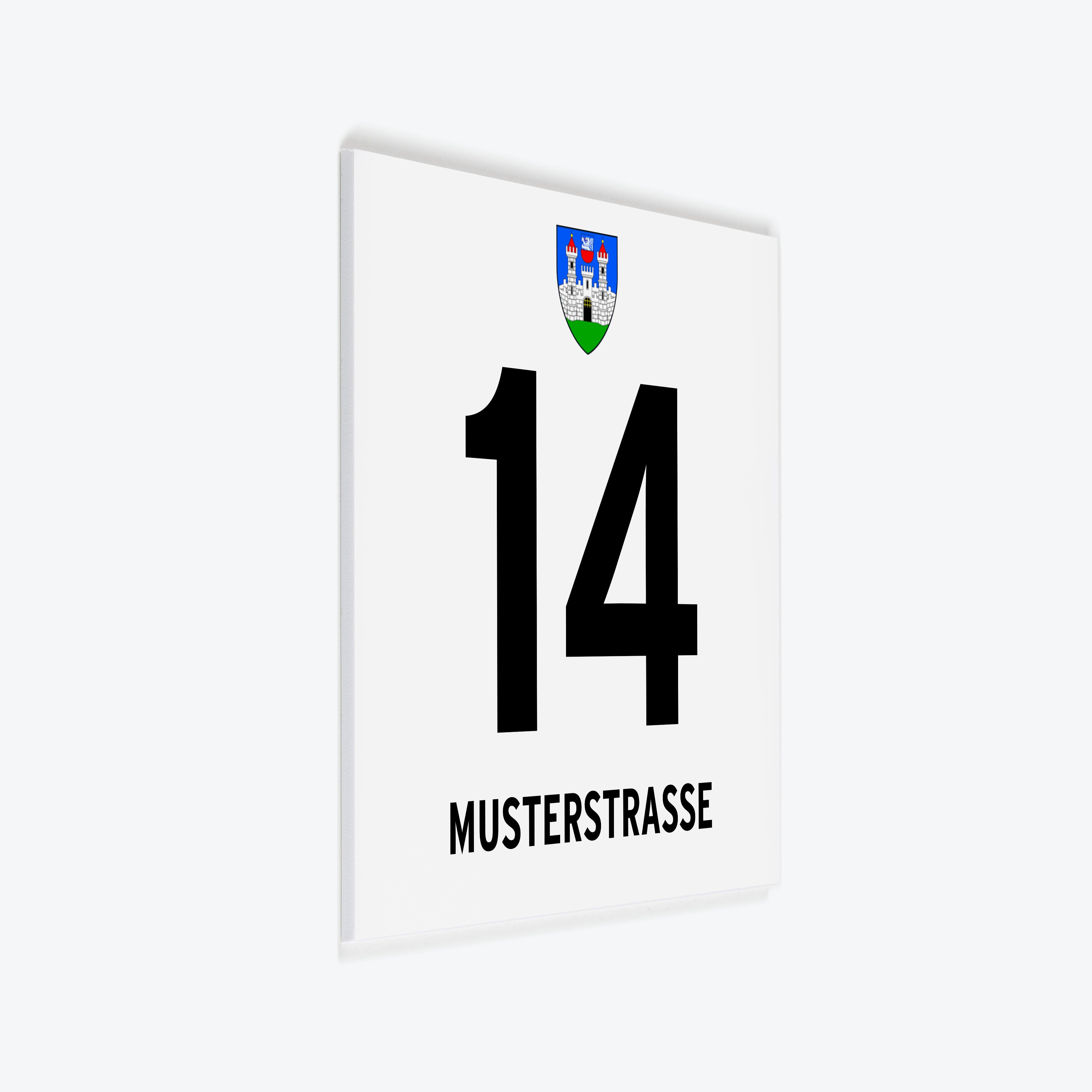 Gemeindeschild 2225 Zistersdorf als PVC-Schild