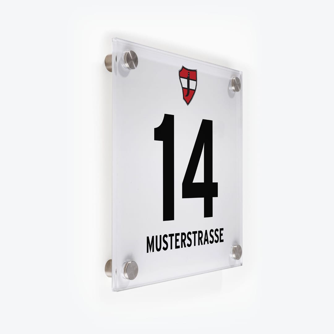 Gemeindeschild 2345 Brunn am Gebirge als Acrylglas-Schild