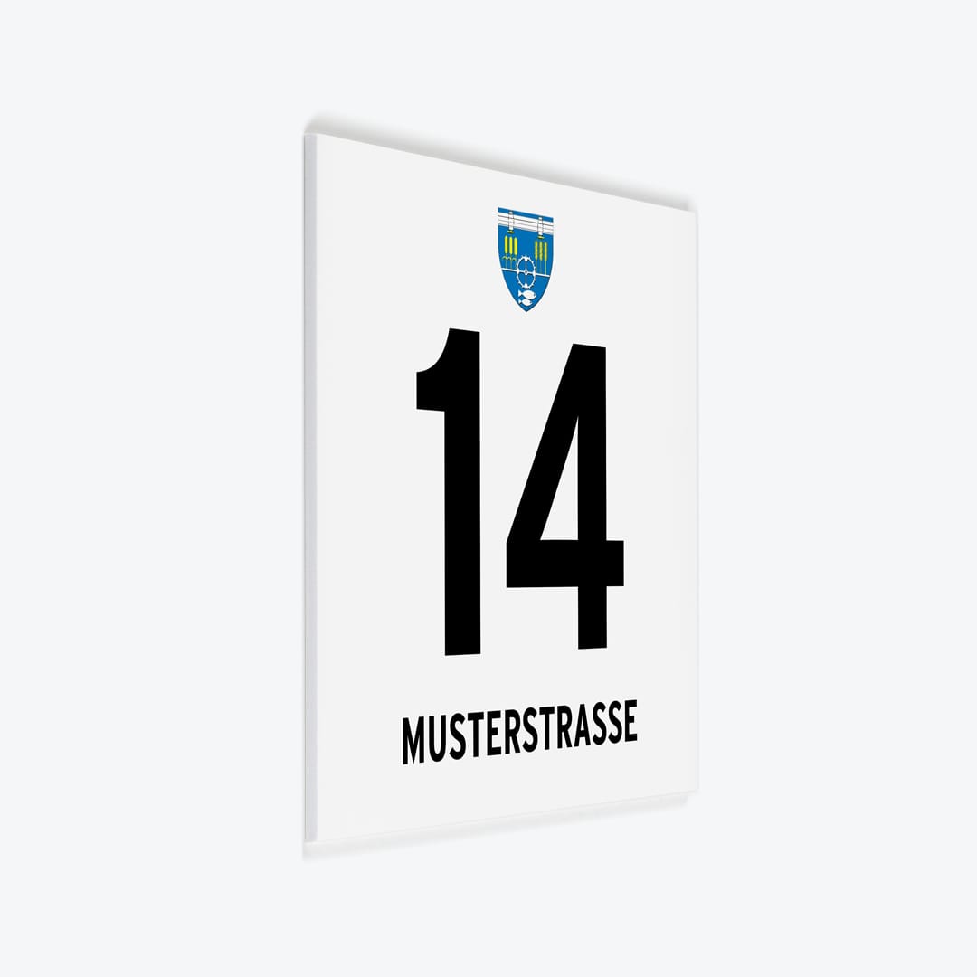 Gemeindeschild 2483 Ebreichsdorf als PVC-Schild