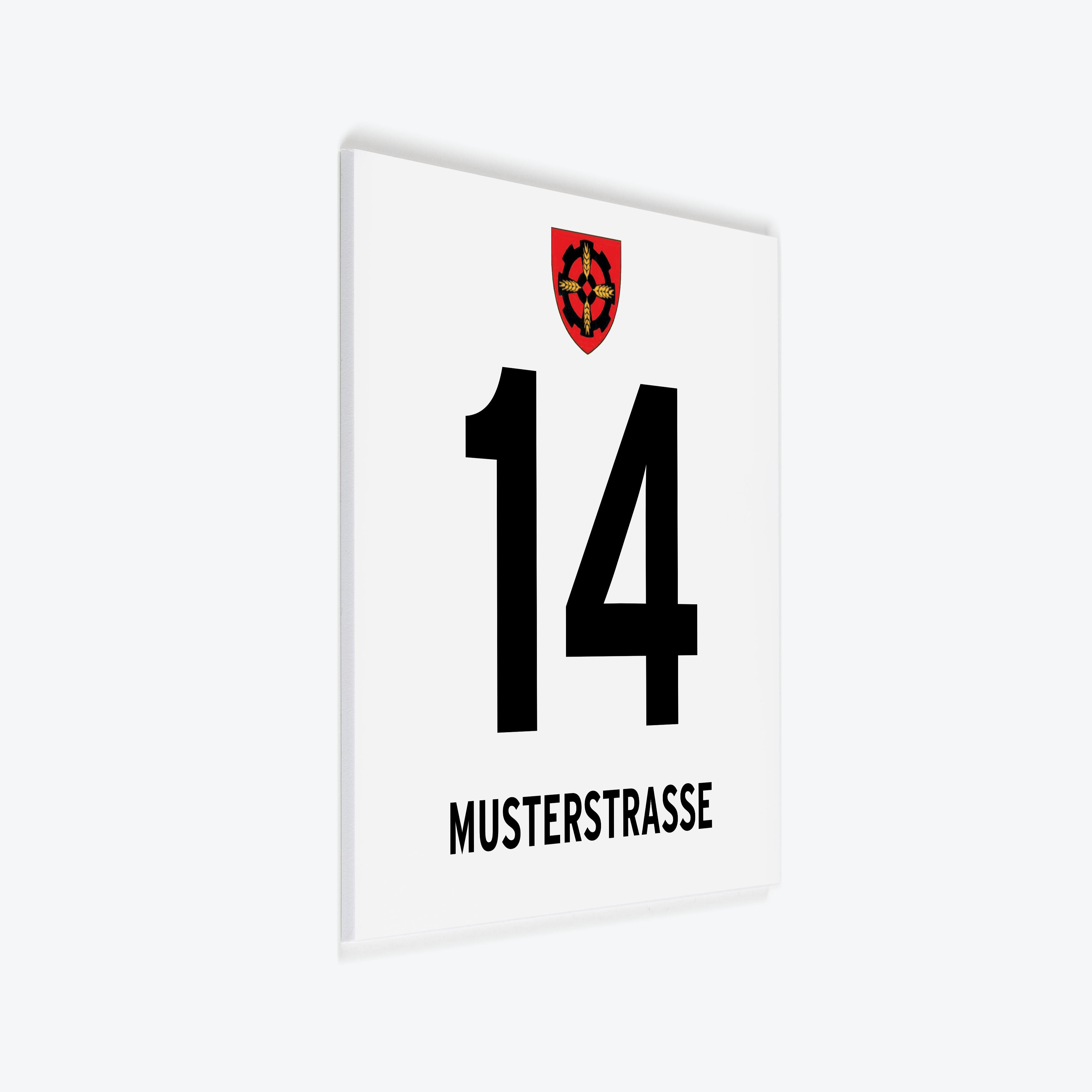 Gemeindeschild 2492 Eggendorf als PVC-Schild