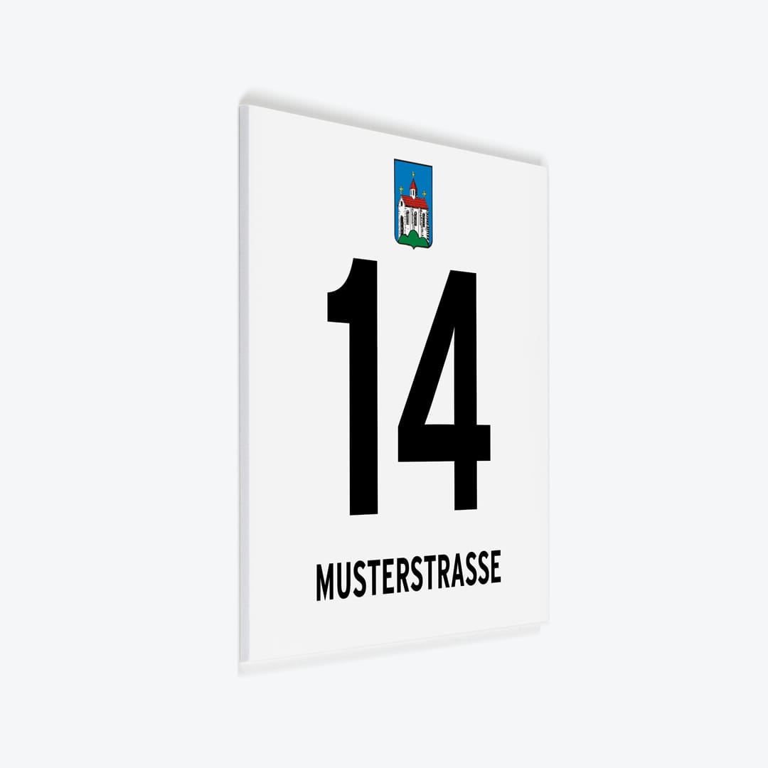 Gemeindeschild 2514 Traiskirchen als PVC-Schild