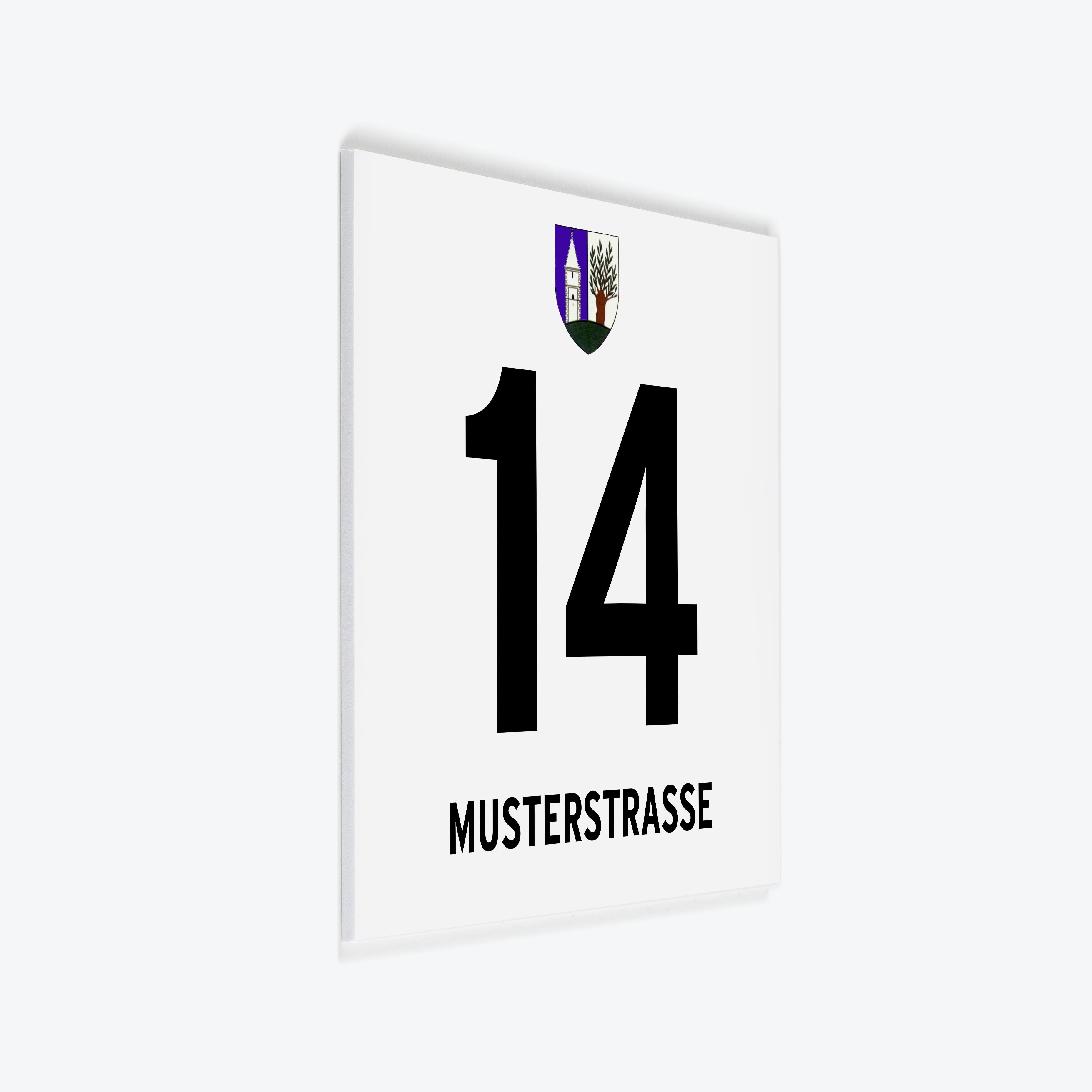 Gemeindeschild 2601 Sollenau als PVC-Schild