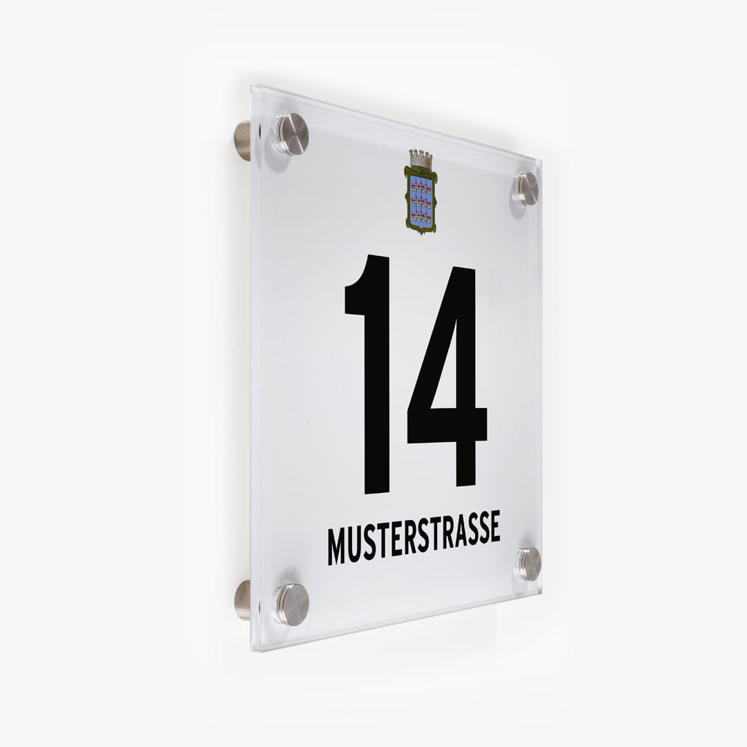 Gemeindeschild 2620 Neunkirchen als Acrylglas-Schild