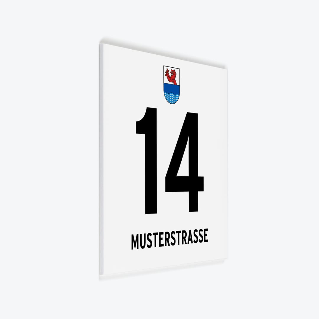 Gemeindeschild 3300 Amstetten als PVC-Schild