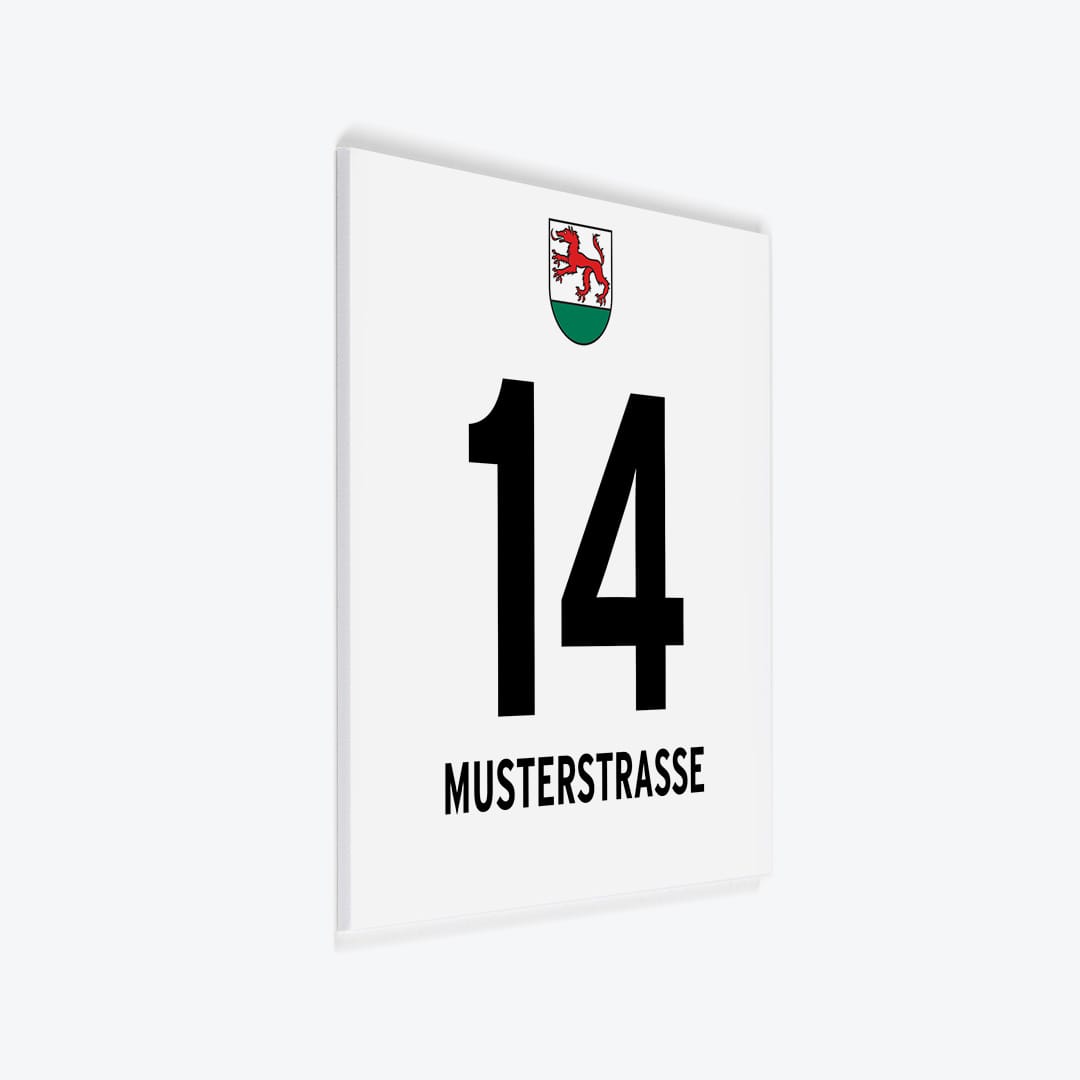 Gemeindeschild 4522 Sierning als PVC-Schild