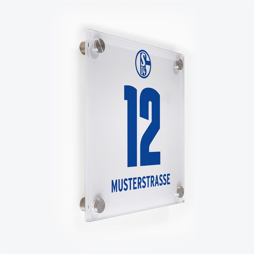 Fussball Türschild S04 Schalke 04 - Design 1
