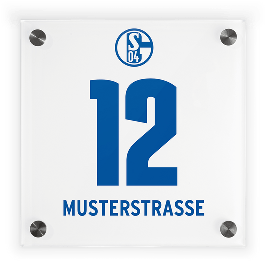 Fussball Türschild S04 Schalke 04 - Design 1
