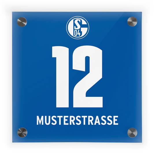 Fussball Türschild S04 Schalke 04 - Design 2