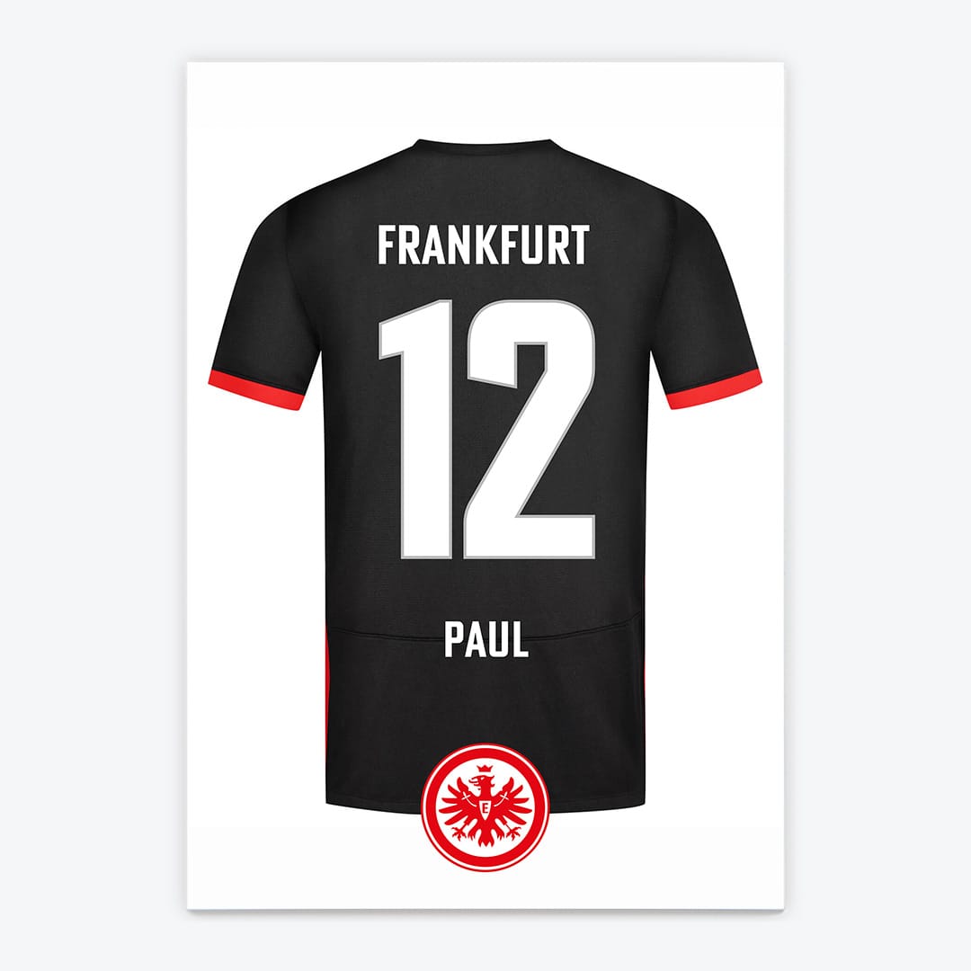 Türschild Eintracht Frankfurt - Auswärtstrikot 2024/2025