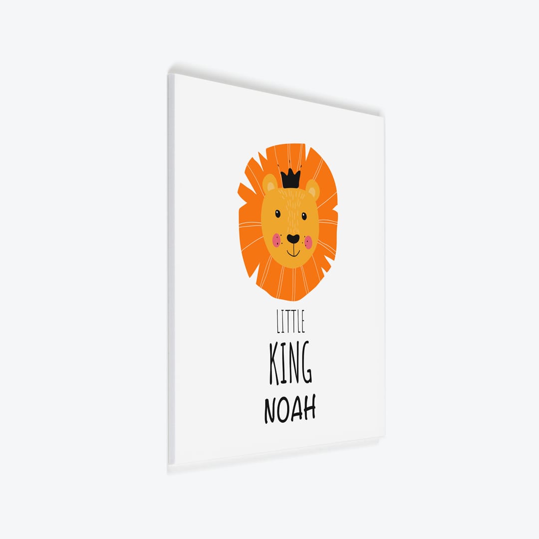 Türschild Kinderzimmer Löwe Little-King als PVC-Schild