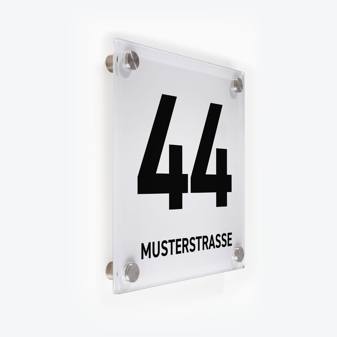 Türschild klassisch | Design 1 als Acrylglas-Schild