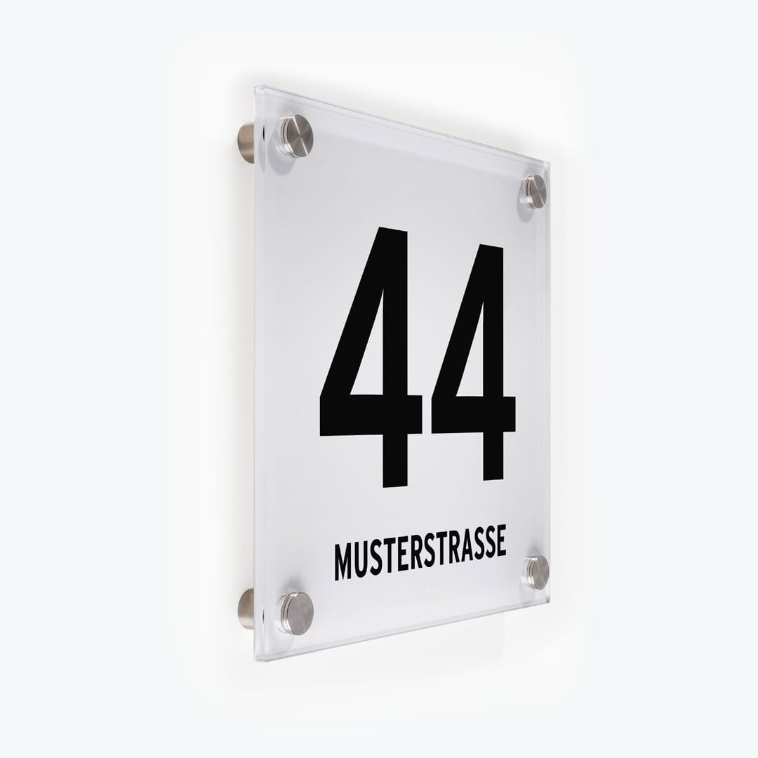 Türschild klassisch | Design 2 als Acrylglas-Schild