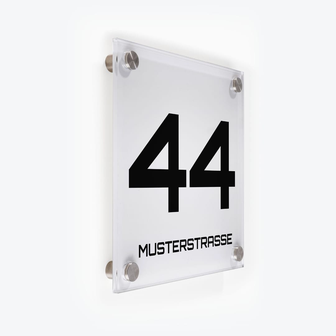 Türschild klassisch | Design 4 als Acrylglas-Schild