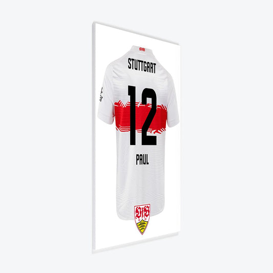 Fussball Türschild VfB Stuttgart - Heimtrikot 2025/2026