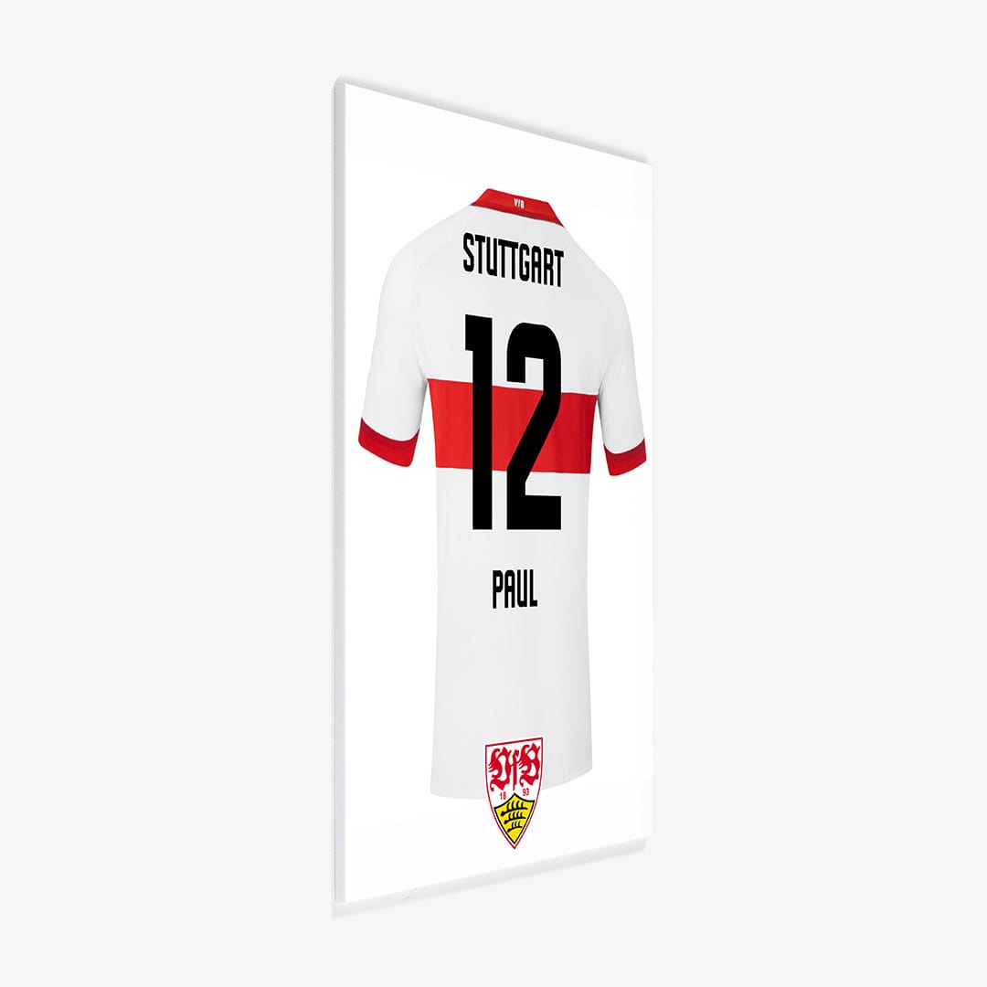 Fussball Türschild VfB Stuttgart - Heimtrikot 2024/2025