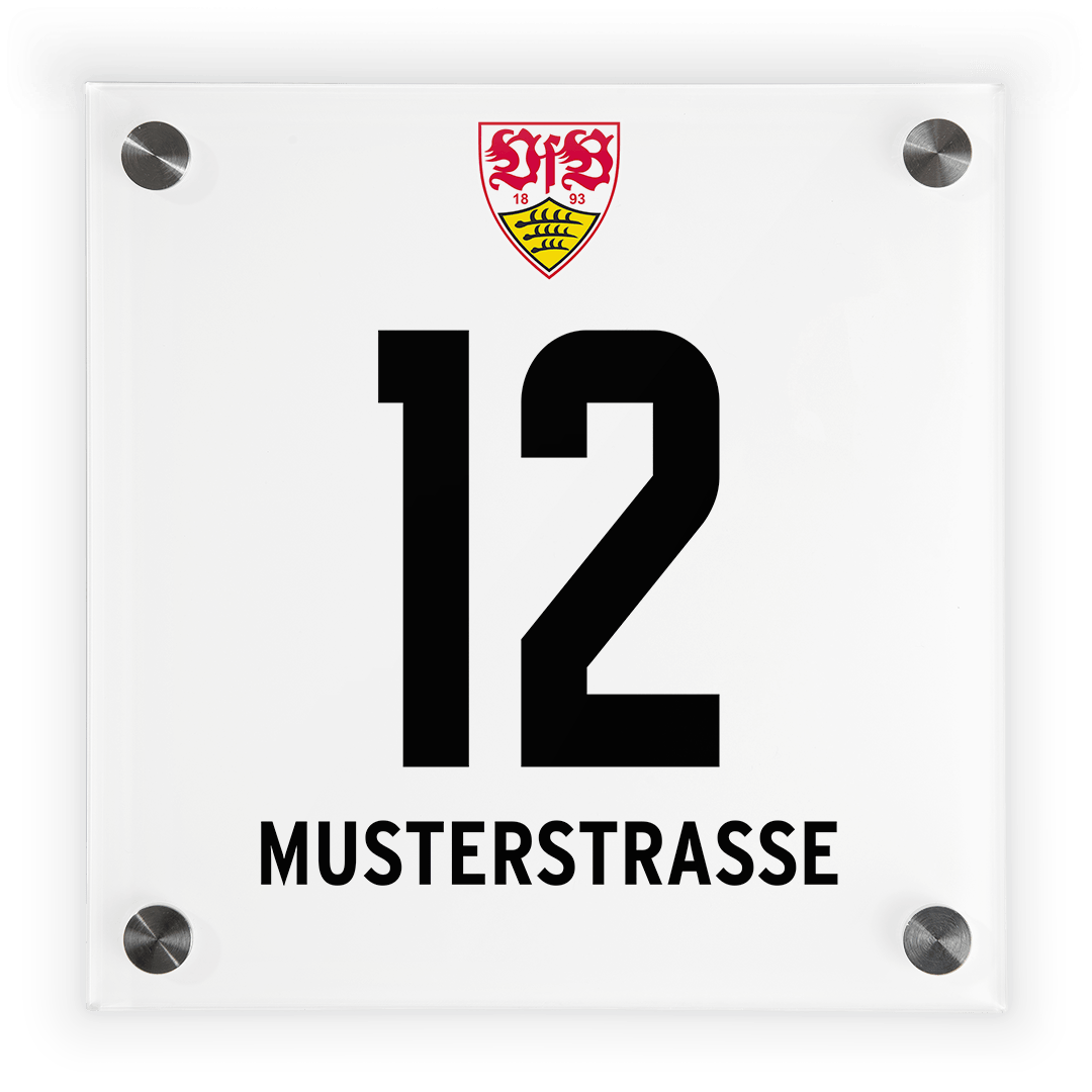 Fussball Türschild VFB Stuttgart - Design 3