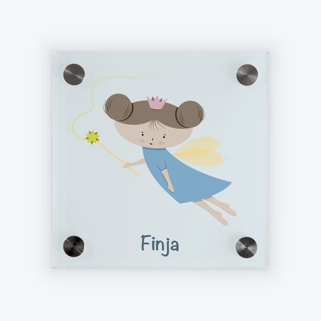 Türschild Kinderzimmer Fee mit Krone