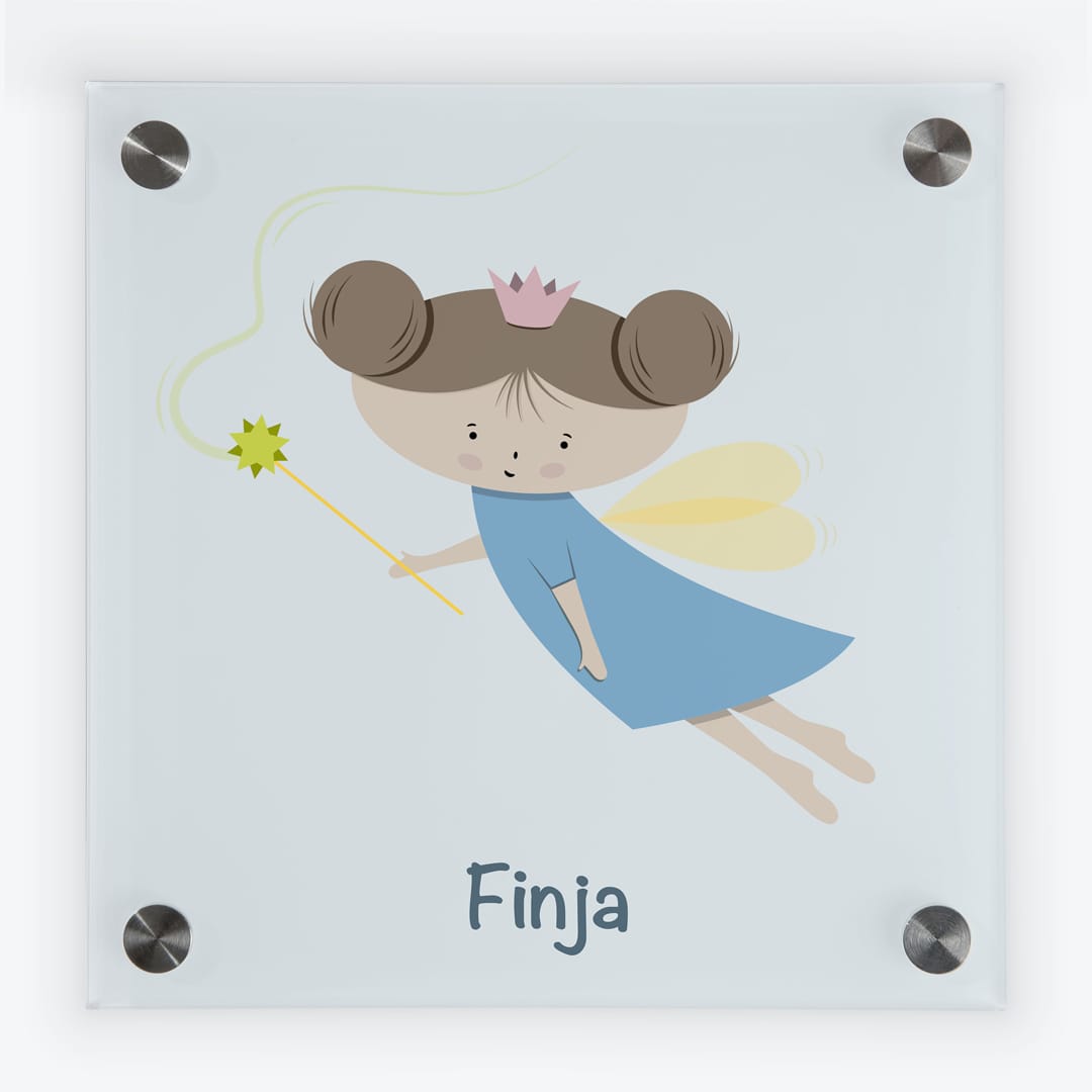 Türschild Kinderzimmer Fee mit Krone