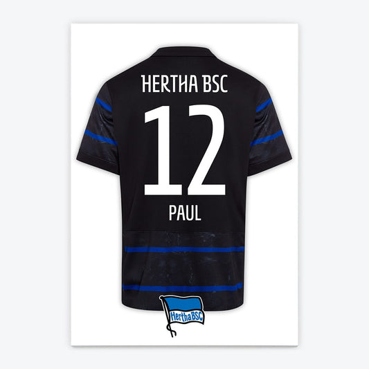 Fussball Türschild BSC Hertha BSC Berlin - Auswärtstrikot 2024/2025