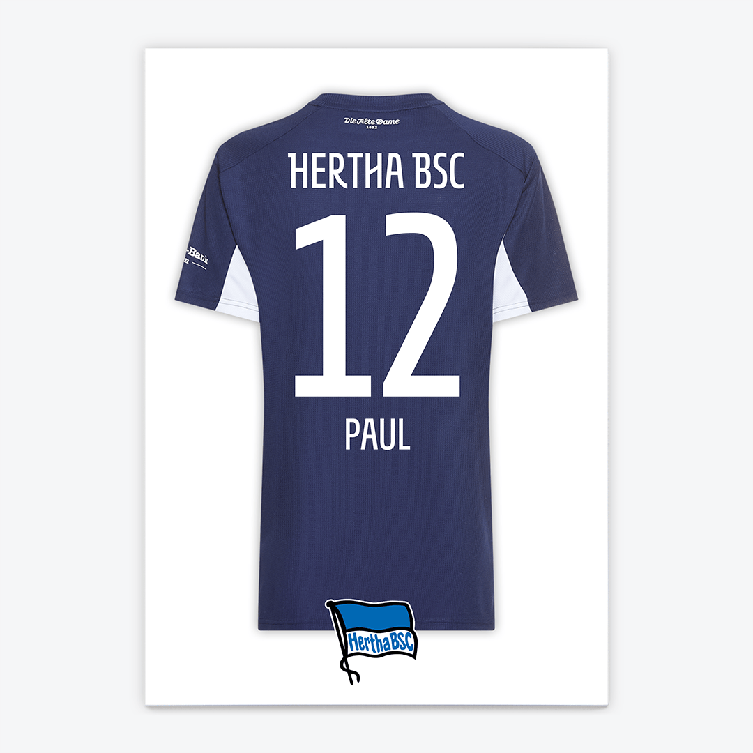 Fussball Türschild BSC Hertha BSC Berlin - Heimtrikot 2025/2026