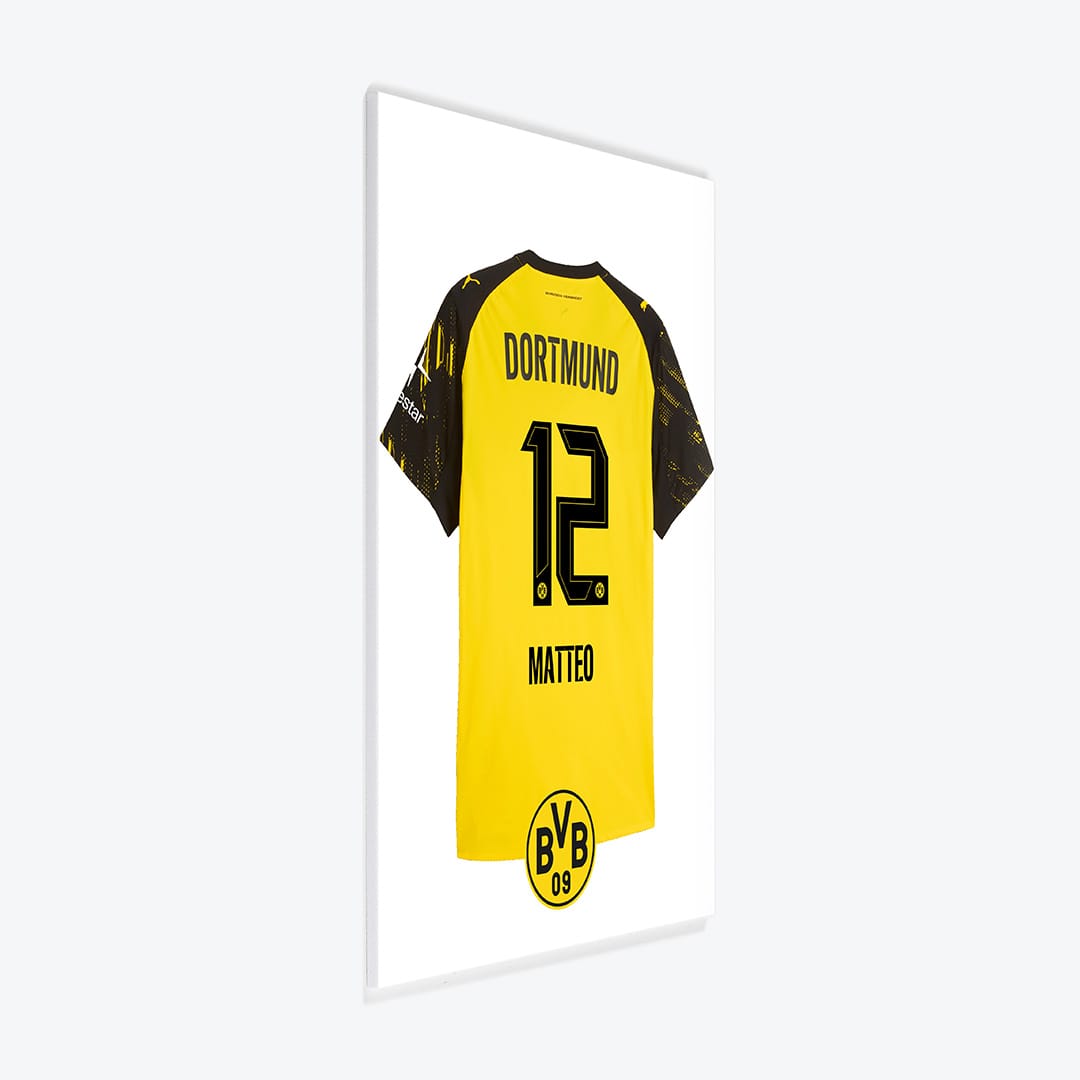 Fussball Türschild BVB Borussia Dortmund - Heimtrikot 2025/2026