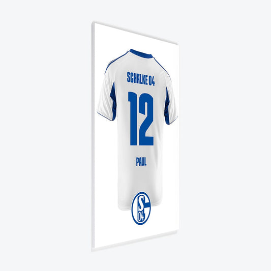 Fussball Türschild S04 Schalke 04 - Auswärtstrikot 2025/2026