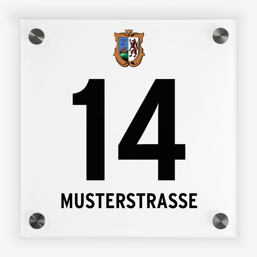 Haustürschilder im Gemeindedesign von 3071 Böheimkirchen
