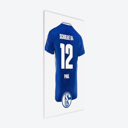 Fussball Türschild S04 Schalke 04 - Heimtrikot 2024/2025