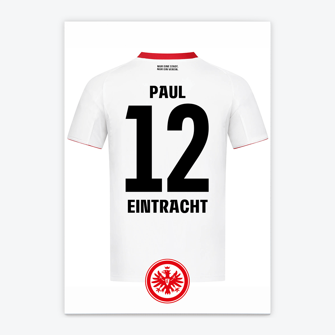 Türschild Eintracht Frankfurt - Auswärtstrikot 2025/2026
