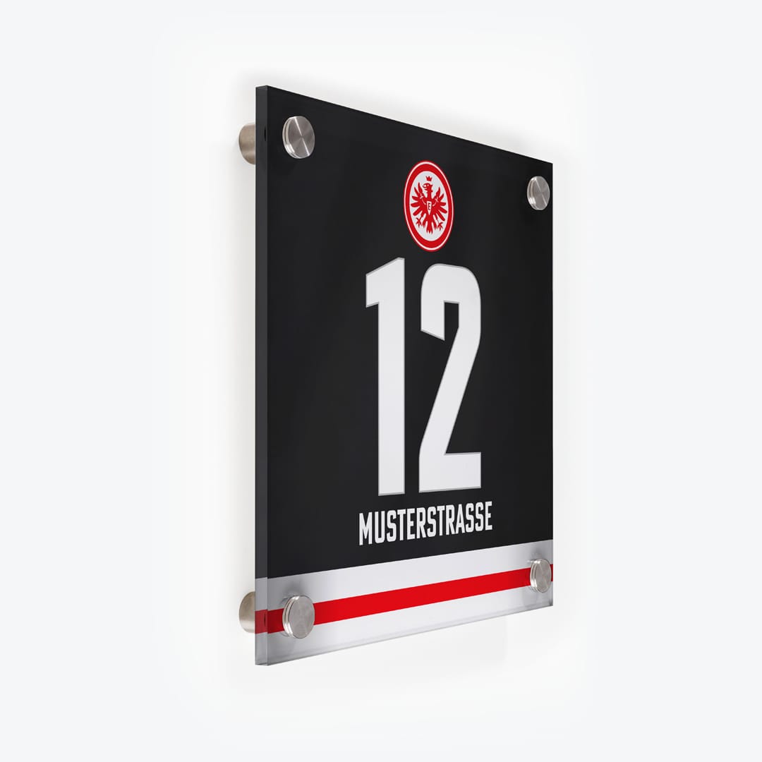 Türschild Eintracht Frankfurt - Auswärtstrikot 2023/2024 - SGE Wappen