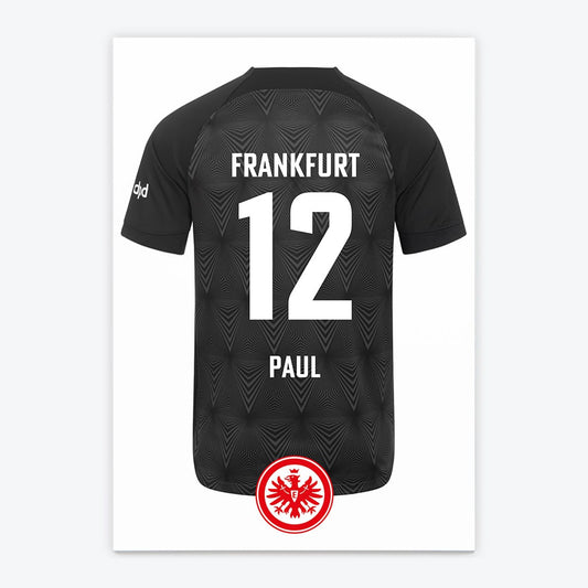 Türschild Eintracht Frankfurt - Auswärtstrikot 2022/2023